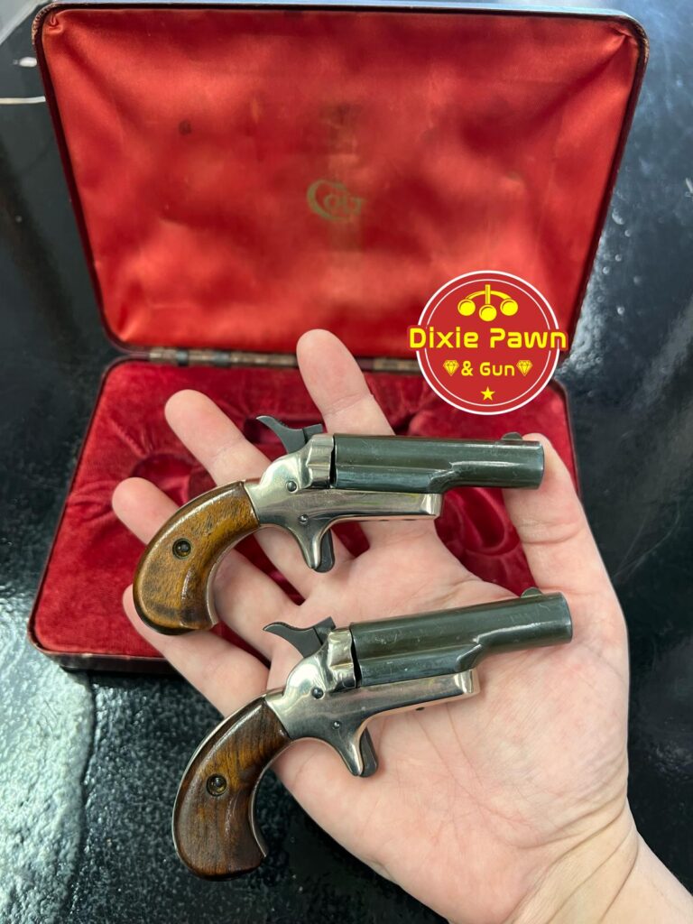 Pair of Colt Fourth Model Single Shot Derringers from 1959-1963