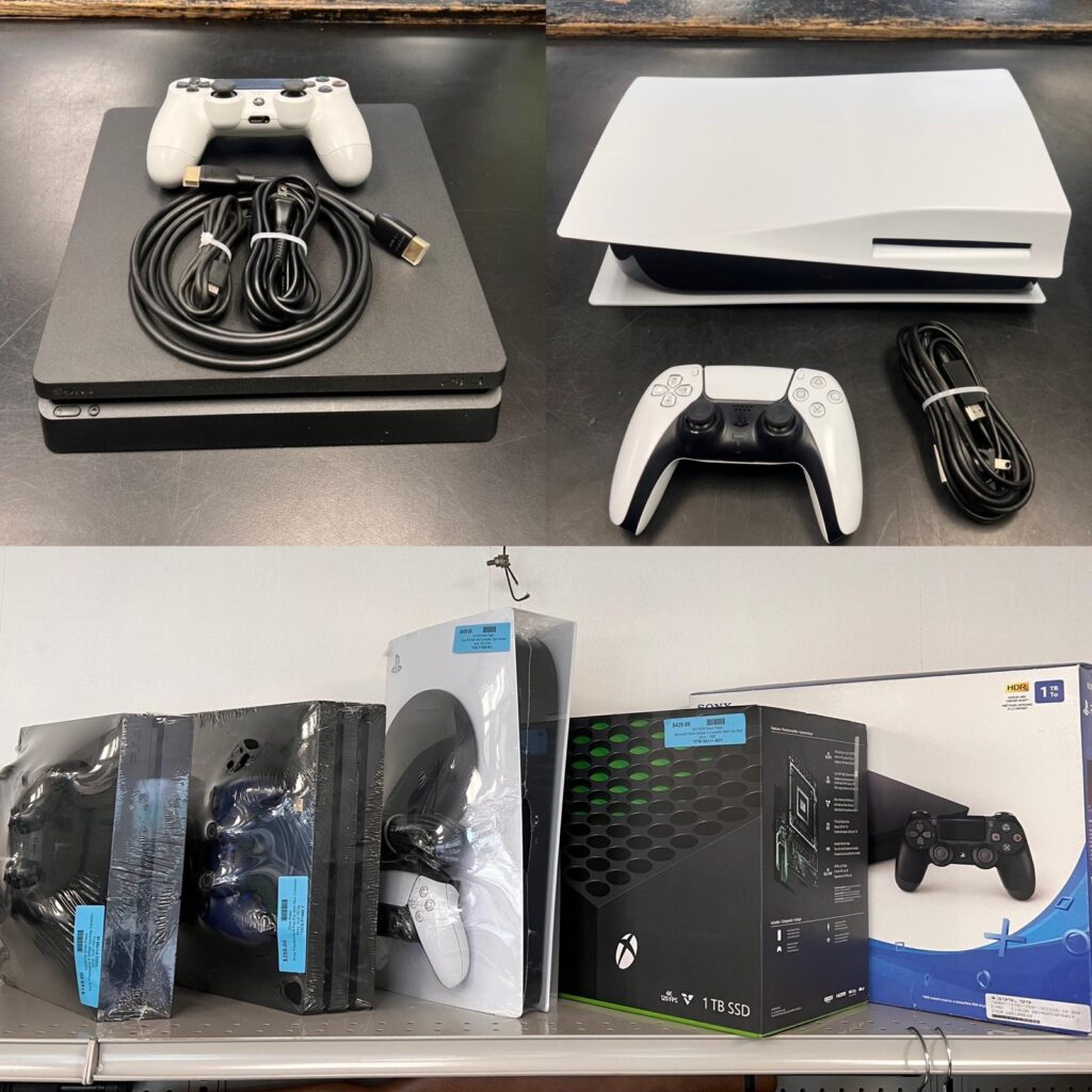 Sony Playstation 4, 5, Xbox one X available at Dixie Pawn